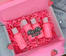 Load image into Gallery viewer, Strawberry Blast Body Lotion Bundle Set (4) - KaNo Beauty.Co
